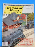 Railroad Model Craftsman Magazine 1988 April Scratchbuild small town depot TOFC