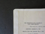 Pennsylvania Railroad Employee Timetable NY Phila Chesapeake Region #15 1963