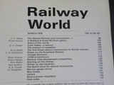 Railway World 1976 March Vol 37 No 431 MErsey Ry tank Locomotives Early diesel d