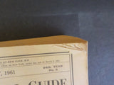 Official Guide of the Railways 1961 August US Canada Mexico & Cuba