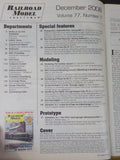 Railroad Model Craftsman Magazine 2008 December C&NW RS-3 Holiday modeling