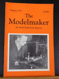 Modelmaker Magazine 1936 Feb Steam Locos Boat racing