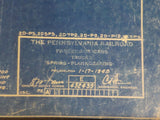 Blueprint PRR Passenger Cars, Trucks, Spring - Plank Bearing