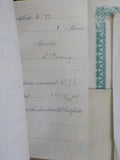 Certificates of Stock 1-200 A&N RR Alliance and Northern Railroad Company