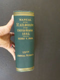 Poor's Manual of Railroads 1882   History rolling stock more