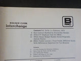 Railway Clerk Interchange 1979 February Rail Contract Ratified