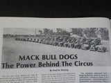 Bandwagon 1980 March April Circus Magazine Mack Bull Dogs Fred Buchanan RR
