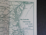 Nashville Chattanooga & St Louis Ry public timetable 1957 Spring NC&StL