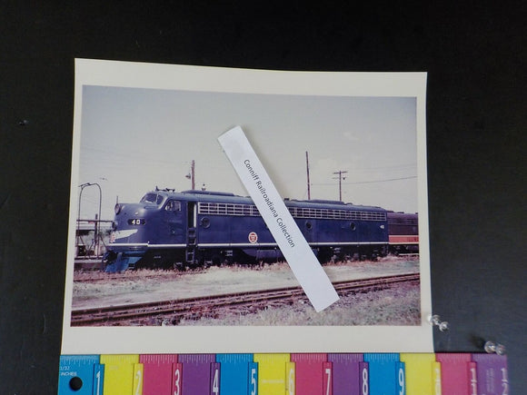 Photo Missouri Pacific Locomotive #40 8 x 10 color MP E-8A New Orleans LA 1969