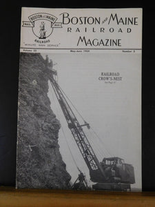 Boston & Maine Railroad Employee Magazine 1954 May June Crow's Nest