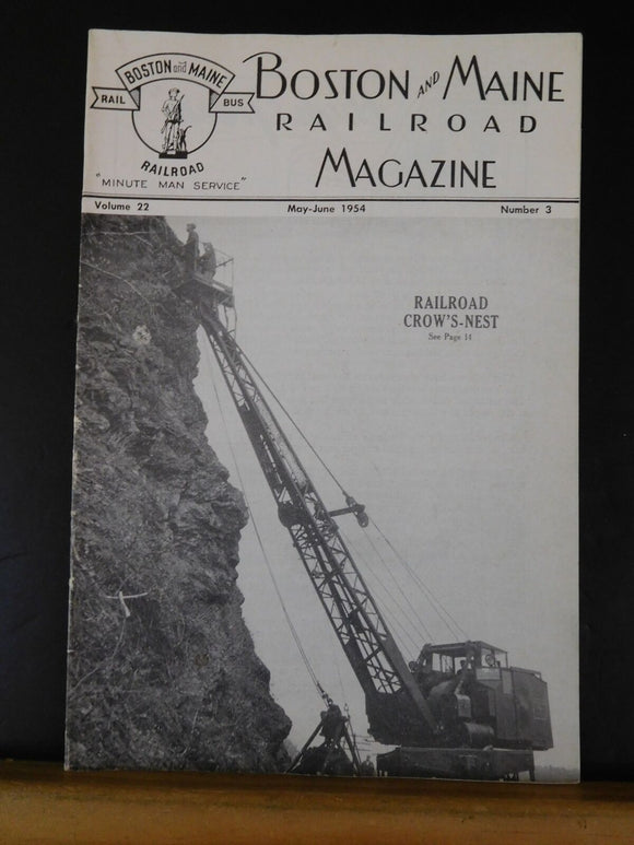 Boston & Maine Railroad Employee Magazine 1954 May June Crow's Nest