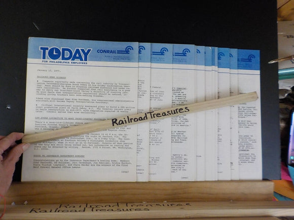 Conrail Today 1977 Lot of Approx. 98 Various issues