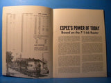 Southern Pacific 1966-1967 Motive Power Manual by Joseph Strapac Soft Cover 37 P