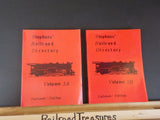 Stephans Railroad Directory  Railroad / Railfan Index 1929-1987 RR RF set 2 bks