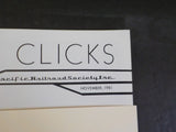 Wheel Clicks 1981 November Pacific Railroad Society New Train Service