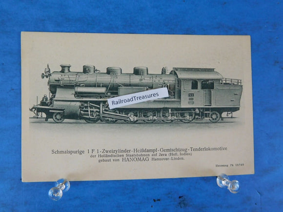 Postcard Schmalspurige 1 F 1 - Zweizylinder-HeiBdampf-Gemischtzug-Tend 5.5 x 3.5