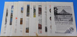 Ads Great Northern Railway Lot #5 Advertisements from various magazines (10)