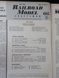 Railroad Model Craftsman Magazine 1966 July RMC Fairbanks Morse diesel plans
