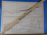 Map Boulder Yards of The Denver, Boulder & Western RR 9-13-61 Culbertson Mill sp