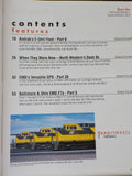 Diesel Era Magazine 2015 January February C&NW Dash 9s B&O EMD F7 pt 5 Amtrak E