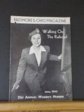 Baltimore & Ohio Employee Magazine 1950 June B&O Annial Women's number Walking o