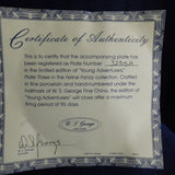 Plate Feline Fancy Young Adventurers by Henriette Ronner