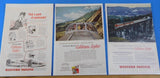 Ads Western Pacific RR California Zephyr #13 Advertisements from various magazin