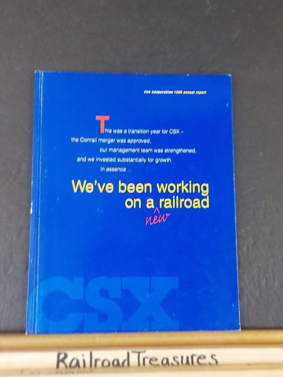CSX Corporation Annual Report 1998