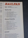 Railfan Magazine 1976 Fall  Vol.1 # 8 O Winston Link night spectacular