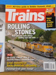 Trains Magazine 2013 October Rolling stones Rocky Mountain Rring Passenger train