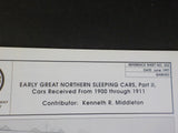 Great Northern Goat Lot Reference sheet #252 June 1997 Early sleeping cars Pt 3