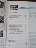 Model Trains 1954 December Rolling stock Track plans Abandoned trackage