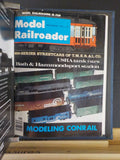 Model Railroader Magazine Complete year in MR blue binders 1976   12 issues