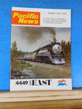 Pacific News #166 1975 August Pacific Rail News 4449 goes east Texas Transport C