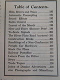 Model Railroader Magazine 1941 April Automatic uncoupling Hills rivers trees Sou