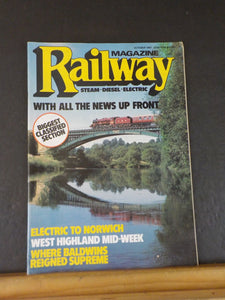 Railway Magazine 1987 October Steam diesel electric to Norwich Baldwins reigned