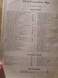 Moody’s Transportation Manual 1963 HC Railroads Airlines Shipping Traction