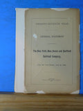 New York New Haven and Hartford Railroad Company Annual Report 1898