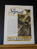 Lionel Magazine 1936 January February V6#1 Wireless Engineer