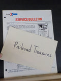 Amtrak Service Bulletin Vol 2 #19 October 1 1974