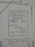 Map Track Map of Cornwall (Ontario) Street Rwy.