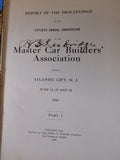 Report of the Proceedings of the 50th Annual Convention Master Car Builders 1916
