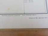 Map Baltimore & Ohio and Chesapeake & Ohio i1916 edition Reprinted 1944 Folded