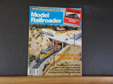 Model Railroader Magazine 1986 August Paint shop UP SD40-2s Basic diesel facilit
