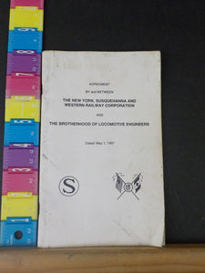 Agreement New York Susquehanna & Western / Brotherhood of Loco Engineers 1997