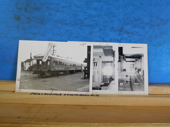 Photo Baraboo Observation Car  Lot of 3 photos