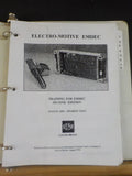 EMDEC Electro-Motive Training for EMDEC Second edition in a binder