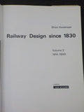 Railway Design Since 1830 Volume 2 1914-1969 By Brian Haresnape w/ Dust Jacket