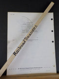 EMD Maintenance Instructions MI 1520 Traction motor gear case inspection and rep