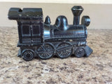 Steam Locomotive Metal Coin Bank 6 x 3 Railroad Train Bank 2-4-2
